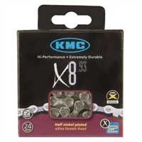 Kette KMC X8-93 silber/grau 1/2 x 3/32, 8-fach